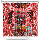 NAIDOC Week 2024 Dragons Shower Curtain Mascot Rugby