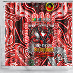 NAIDOC Week 2024 Dragons Shower Curtain Mascot Rugby