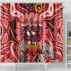 NAIDOC Week 2024 Dragons Shower Curtain Mascot Rugby