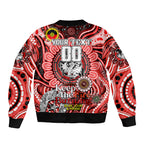 Custom NAIDOC Week 2024 Dragons Sleeve Zip Bomber Jacket Mascot Rugby