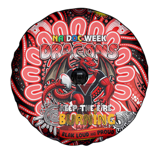 NAIDOC Week 2024 Dragons Spare Tire Cover Mascot Rugby