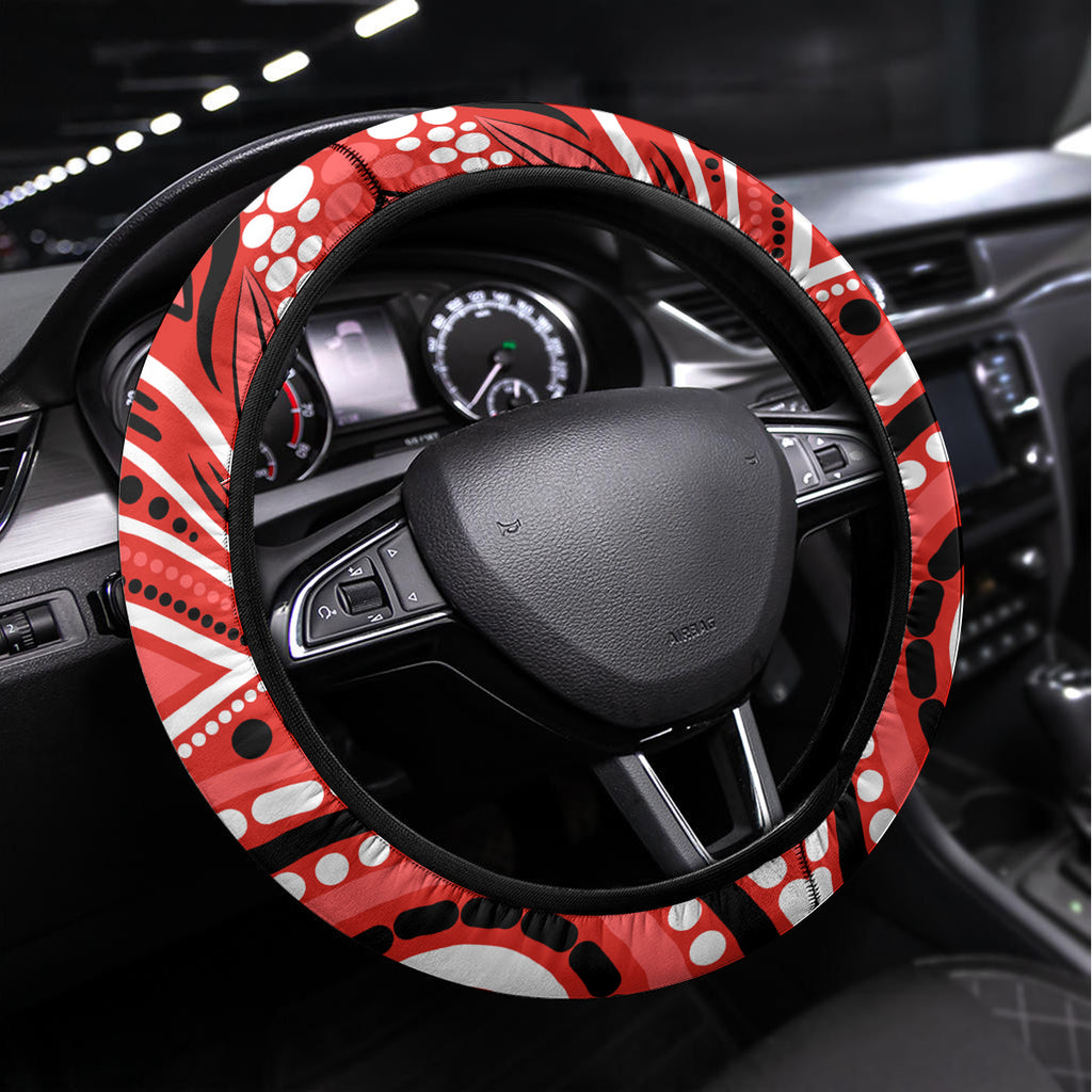 NAIDOC Week 2024 Dragons Steering Wheel Cover Mascot Rugby