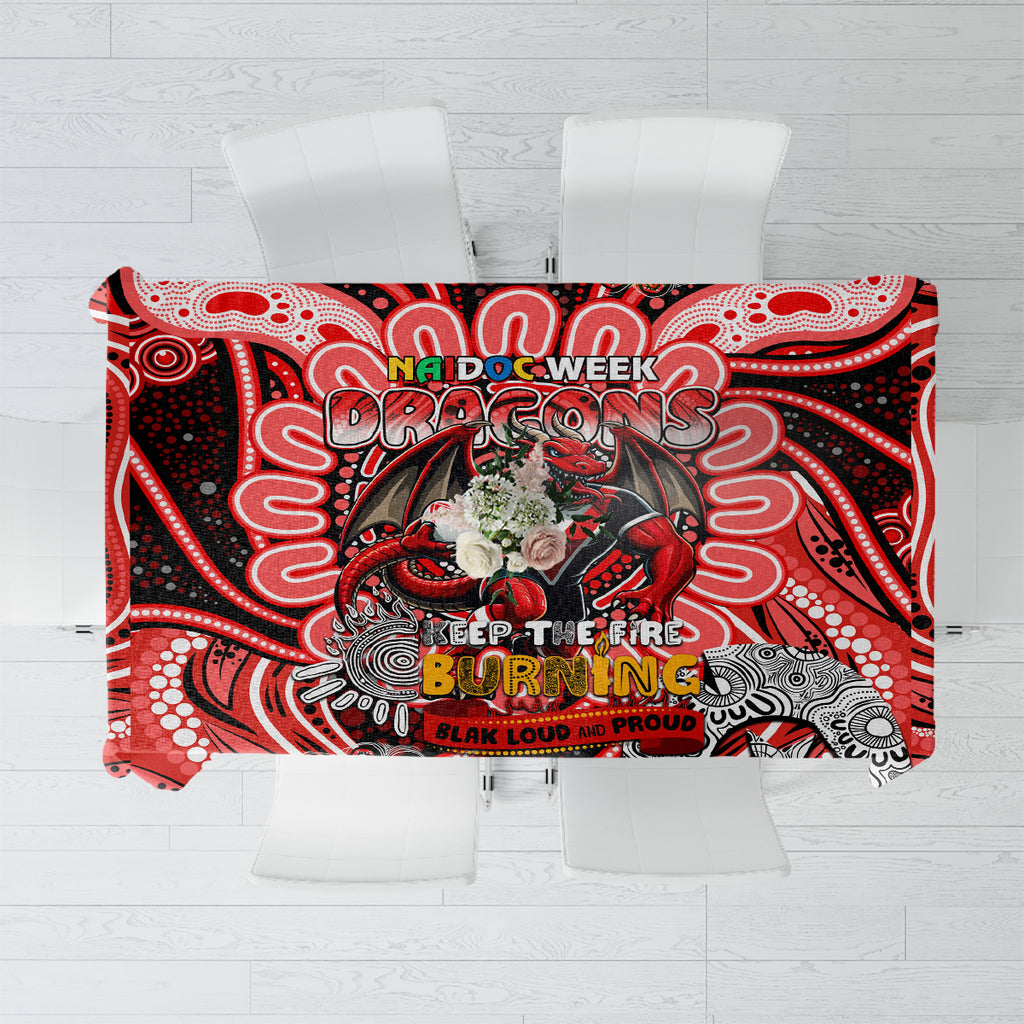 NAIDOC Week 2024 Dragons Tablecloth Mascot Rugby