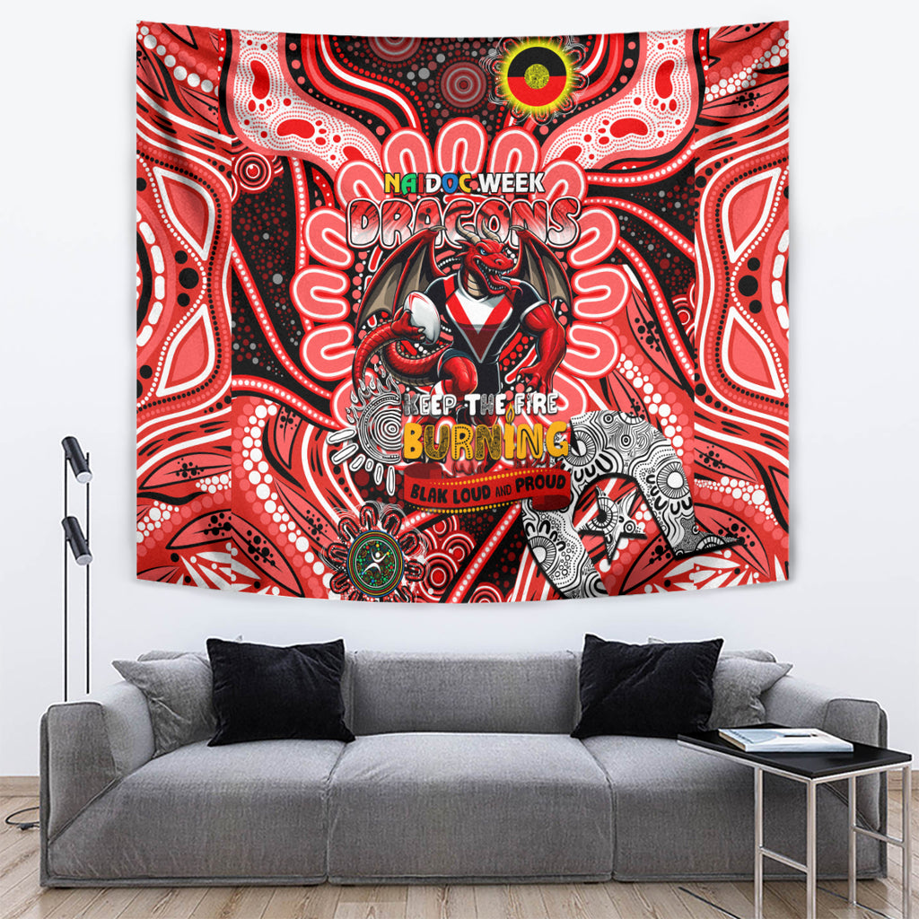 NAIDOC Week 2024 Dragons Tapestry Mascot Rugby
