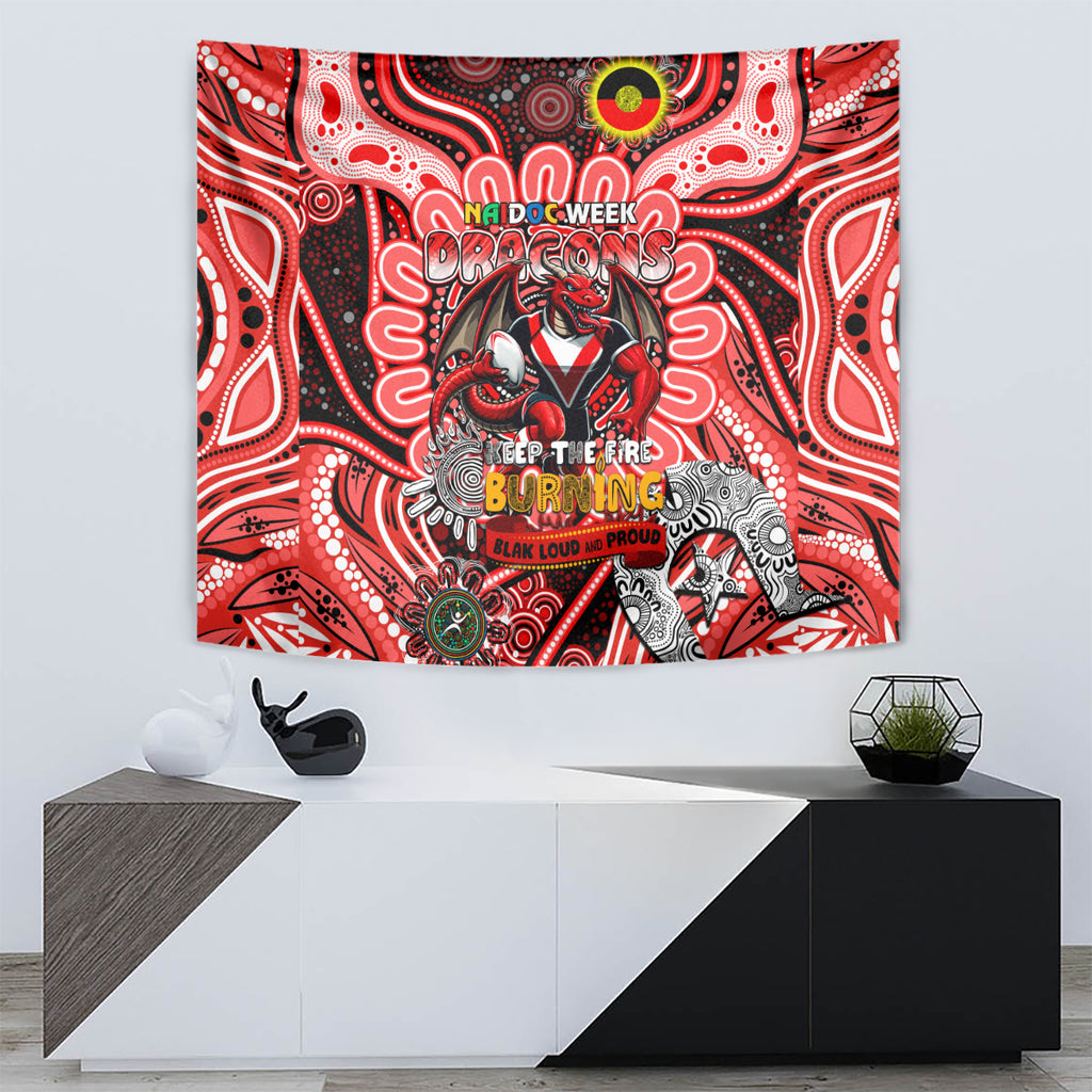 NAIDOC Week 2024 Dragons Tapestry Mascot Rugby