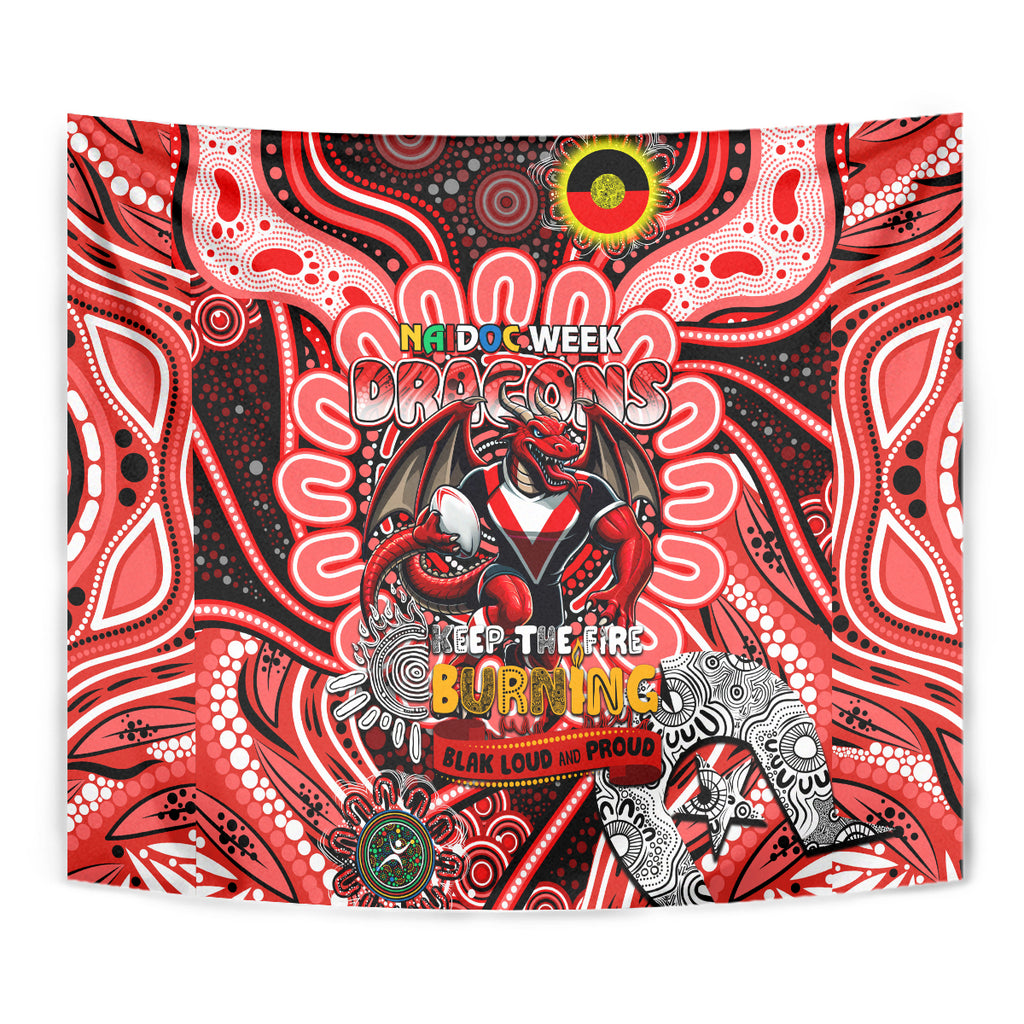 NAIDOC Week 2024 Dragons Tapestry Mascot Rugby