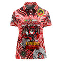 Custom NAIDOC Week 2024 Dragons Women Polo Shirt Mascot Rugby