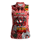 Custom NAIDOC Week 2024 Dragons Women Sleeveless Polo Shirt Mascot Rugby