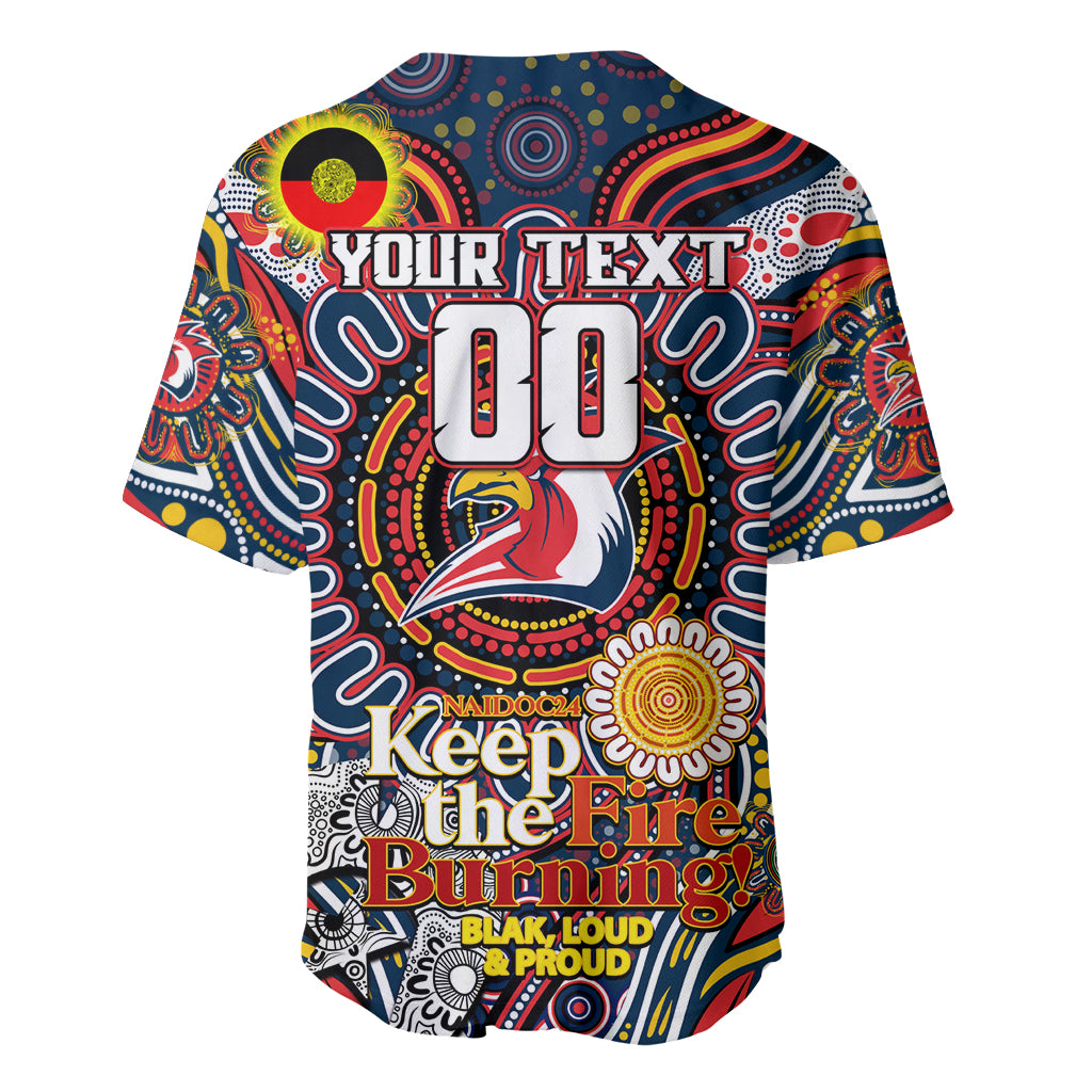 Custom NAIDOC Week 2024 Roosters Baseball Jersey Mascot Rugby
