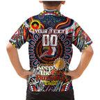 Custom NAIDOC Week 2024 Roosters Family Matching Mermaid Dress and Hawaiian Shirt Mascot Rugby