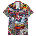Custom NAIDOC Week 2024 Roosters Family Matching Mermaid Dress and Hawaiian Shirt Mascot Rugby