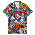 Custom NAIDOC Week 2024 Roosters Family Matching Tank Maxi Dress and Hawaiian Shirt Mascot Rugby