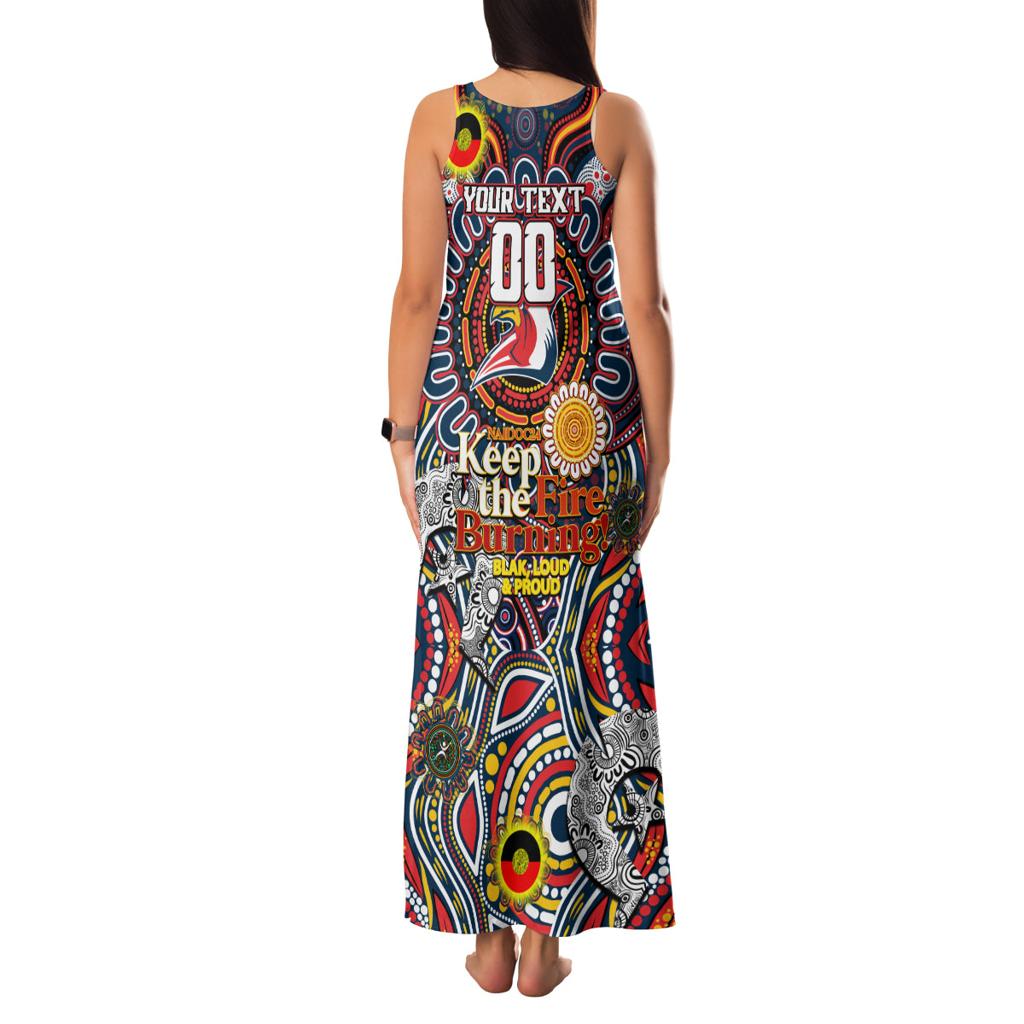 Custom NAIDOC Week 2024 Roosters Family Matching Tank Maxi Dress and Hawaiian Shirt Mascot Rugby