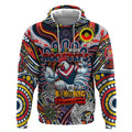 Custom NAIDOC Week 2024 Roosters Hoodie Mascot Rugby