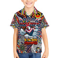 Custom NAIDOC Week 2024 Roosters Kid Hawaiian Shirt Mascot Rugby