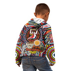 Custom NAIDOC Week 2024 Roosters Kid Hoodie Mascot Rugby