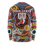 Custom NAIDOC Week 2024 Roosters Long Sleeve Shirt Mascot Rugby