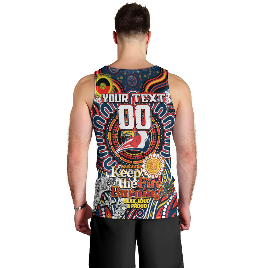 Custom NAIDOC Week 2024 Roosters Men Tank Top Mascot Rugby