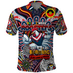 Custom NAIDOC Week 2024 Roosters Polo Shirt Mascot Rugby