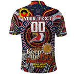 Custom NAIDOC Week 2024 Roosters Polo Shirt Mascot Rugby