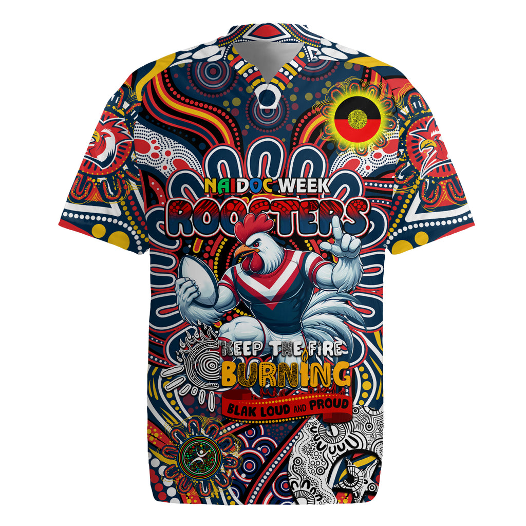 Custom NAIDOC Week 2024 Roosters Rugby Jersey Mascot Rugby