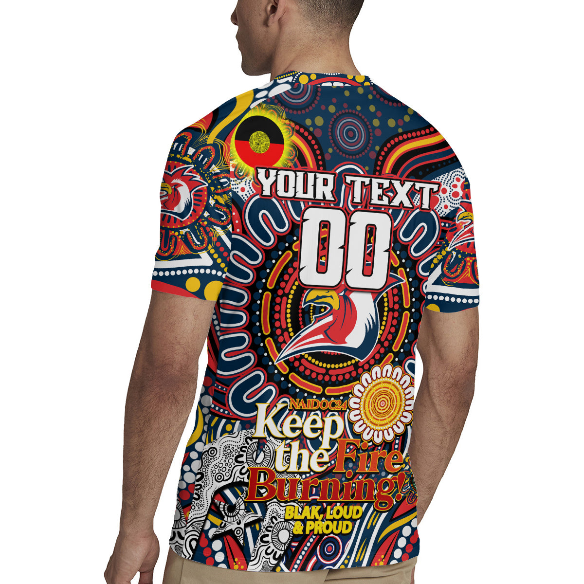Custom NAIDOC Week 2024 Roosters Rugby Jersey Mascot Rugby