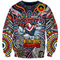 Custom NAIDOC Week 2024 Roosters Sweatshirt Mascot Rugby