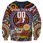 Custom NAIDOC Week 2024 Roosters Sweatshirt Mascot Rugby