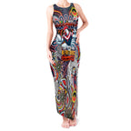 Custom NAIDOC Week 2024 Roosters Tank Maxi Dress Mascot Rugby
