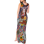 Custom NAIDOC Week 2024 Roosters Tank Maxi Dress Mascot Rugby