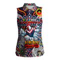Custom NAIDOC Week 2024 Roosters Women Sleeveless Polo Shirt Mascot Rugby