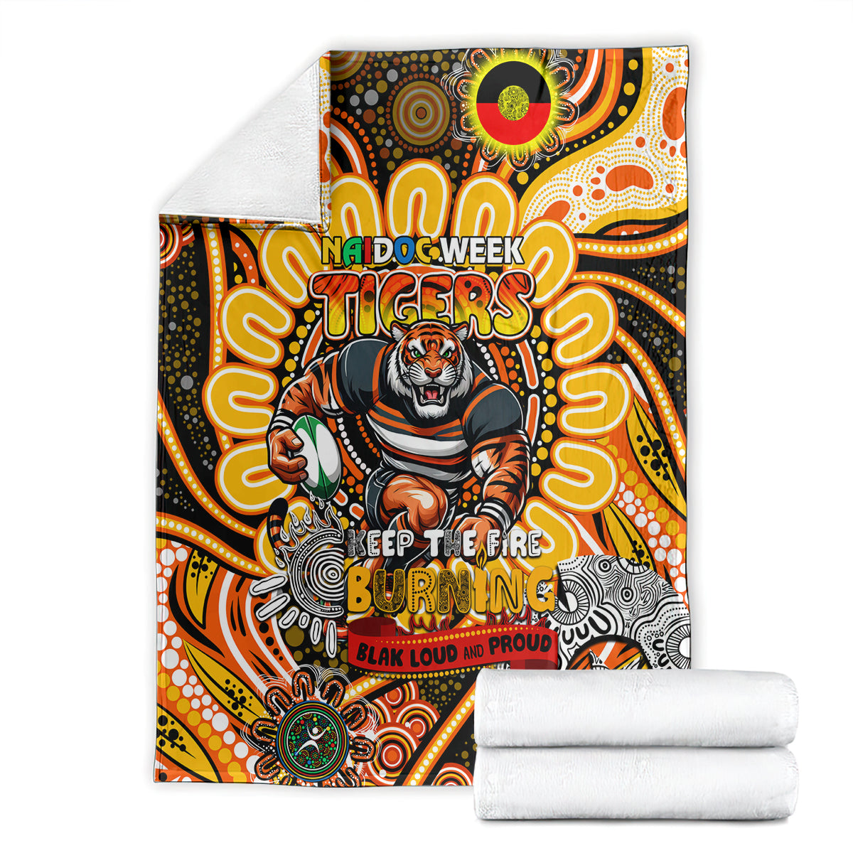 NAIDOC Week 2024 Tigers Blanket Mascot Rugby
