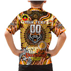 Custom NAIDOC Week 2024 Tigers Family Matching Mermaid Dress and Hawaiian Shirt Mascot Rugby