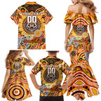 Custom NAIDOC Week 2024 Tigers Family Matching Mermaid Dress and Hawaiian Shirt Mascot Rugby