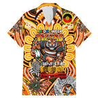 Custom NAIDOC Week 2024 Tigers Family Matching Mermaid Dress and Hawaiian Shirt Mascot Rugby