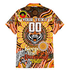 Custom NAIDOC Week 2024 Tigers Family Matching Mermaid Dress and Hawaiian Shirt Mascot Rugby