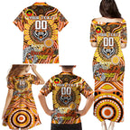 Custom NAIDOC Week 2024 Tigers Family Matching Puletasi and Hawaiian Shirt Mascot Rugby