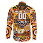 Custom NAIDOC Week 2024 Tigers Family Matching Puletasi and Hawaiian Shirt Mascot Rugby