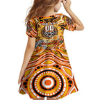 Custom NAIDOC Week 2024 Tigers Family Matching Summer Maxi Dress and Hawaiian Shirt Mascot Rugby