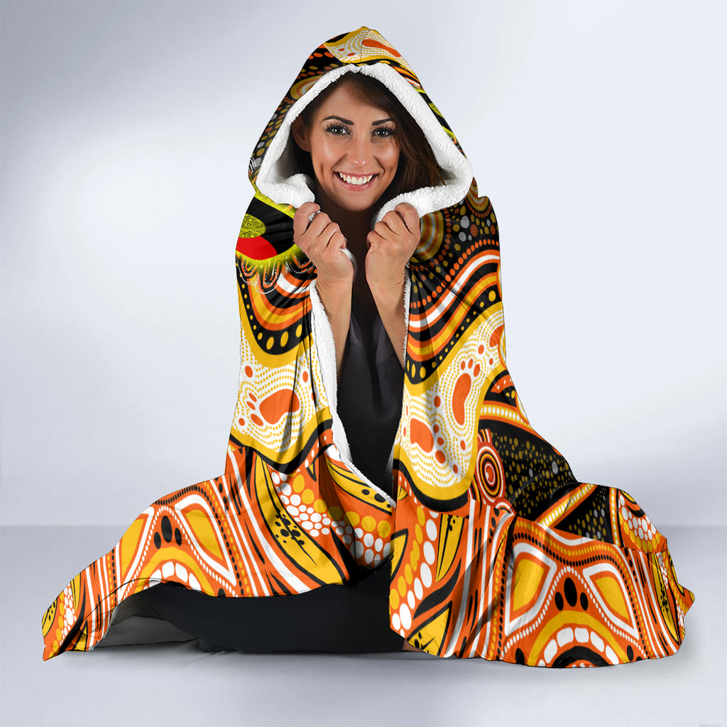 NAIDOC Week 2024 Tigers Hooded Blanket Mascot Rugby
