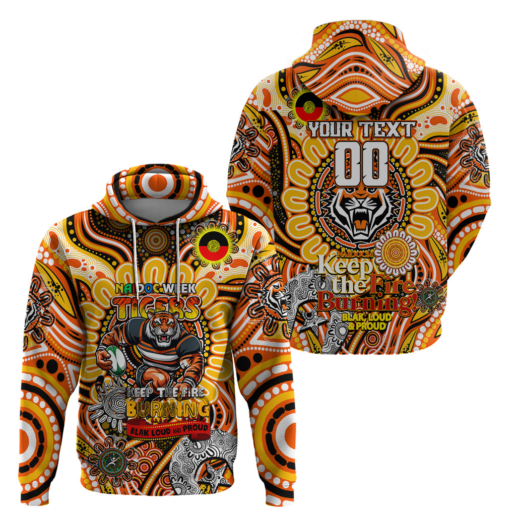 Custom NAIDOC Week 2024 Tigers Hoodie Mascot Rugby