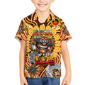 Custom NAIDOC Week 2024 Tigers Kid Hawaiian Shirt Mascot Rugby