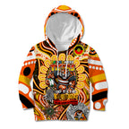 Custom NAIDOC Week 2024 Tigers Kid Hoodie Mascot Rugby