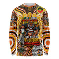Custom NAIDOC Week 2024 Tigers Long Sleeve Shirt Mascot Rugby