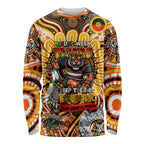 Custom NAIDOC Week 2024 Tigers Long Sleeve Shirt Mascot Rugby