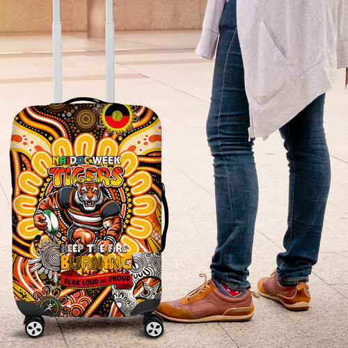 NAIDOC Week 2024 Tigers Luggage Cover Mascot Rugby