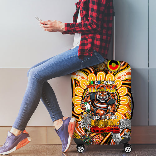 NAIDOC Week 2024 Tigers Luggage Cover Mascot Rugby
