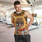 Custom NAIDOC Week 2024 Tigers Men Tank Top Mascot Rugby