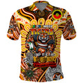 Custom NAIDOC Week 2024 Tigers Polo Shirt Mascot Rugby