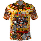 Custom NAIDOC Week 2024 Tigers Polo Shirt Mascot Rugby